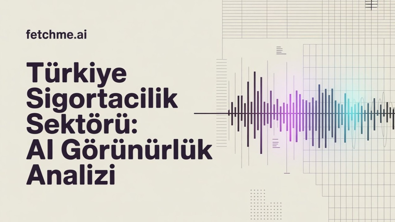 AI Visibility Analysis: Turkish Insurance Sector 2026